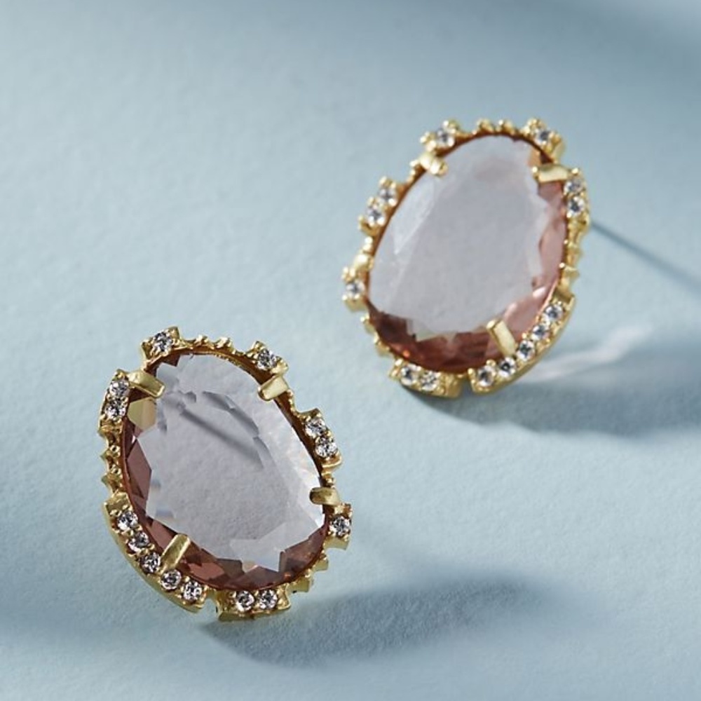 NWT Anthropologie Petite Sugar Cube Earrings - Picture 2 of 3